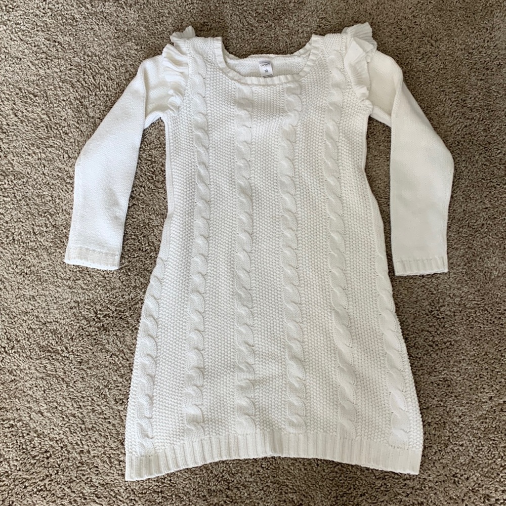 Carter’s Girls cable knit sweater dress size 10